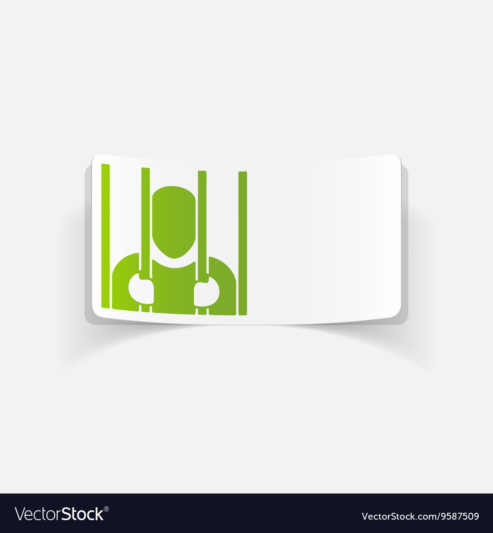 Realistic design element prisoner
