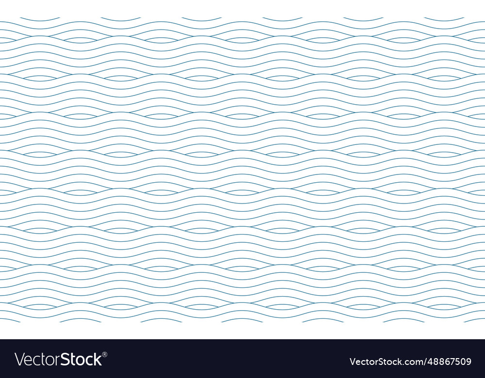 Seamless background with wave pattern vector image Seamless background with wave pattern