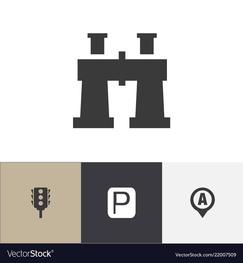 Set of 4 editable direction icons includes vector image Set of 4 editable direction icons includes