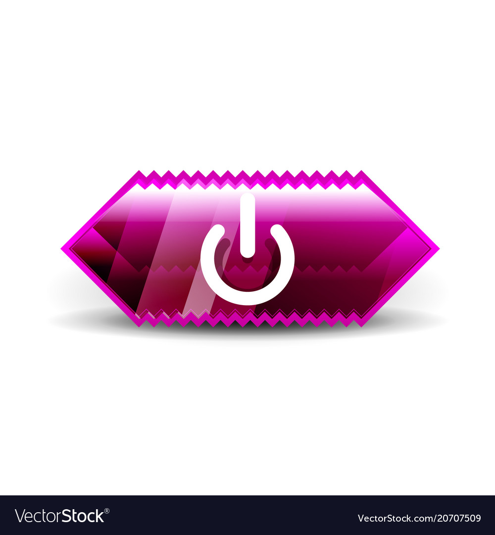 Start power button ui icon design on off symbol Vector Image Start power button ui icon design on off symbol