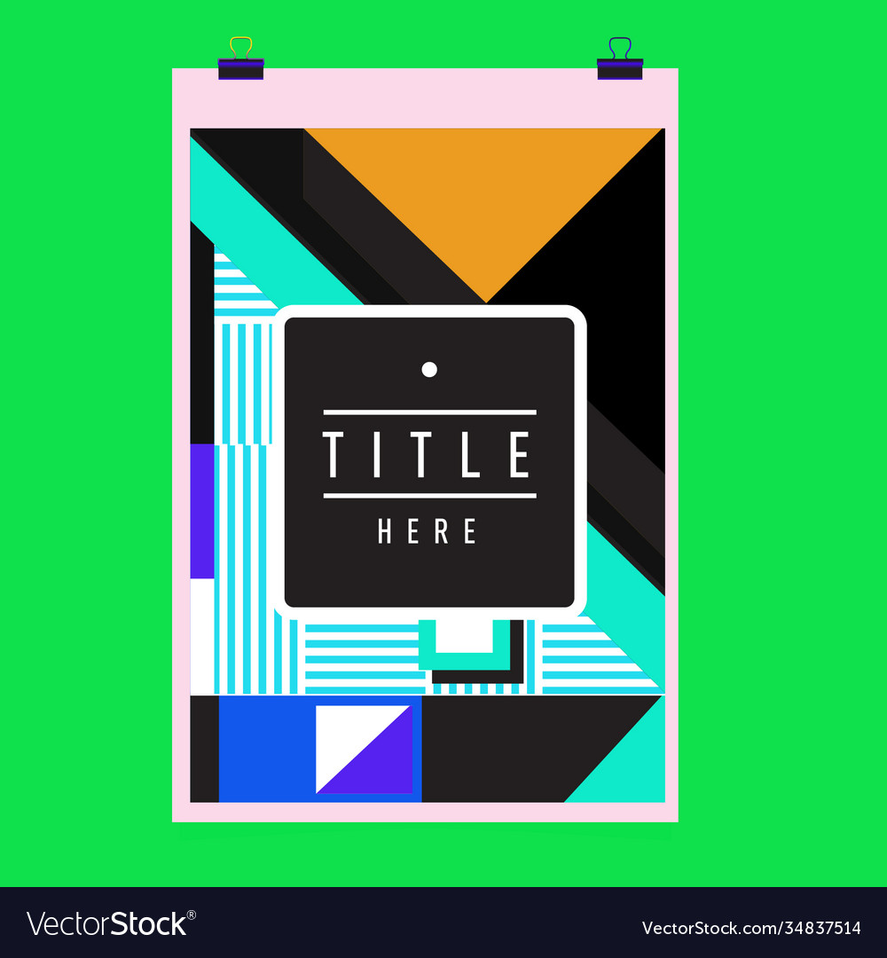 Abstract colorful geometric pattern background