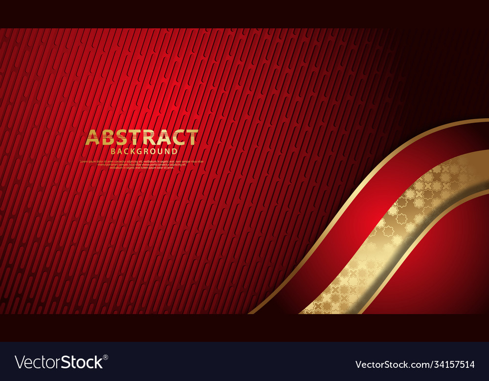 Background with bright red color flow lines vector image Background with bright red color flow lines