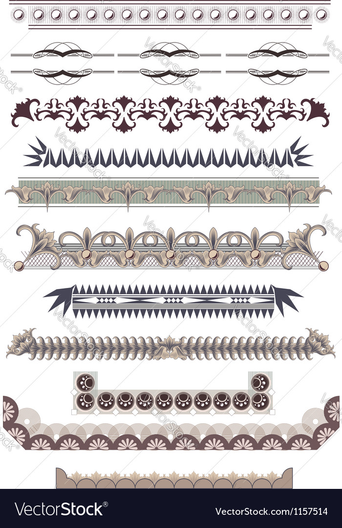 Elegante viktorianische Zertifikatsgrenzen