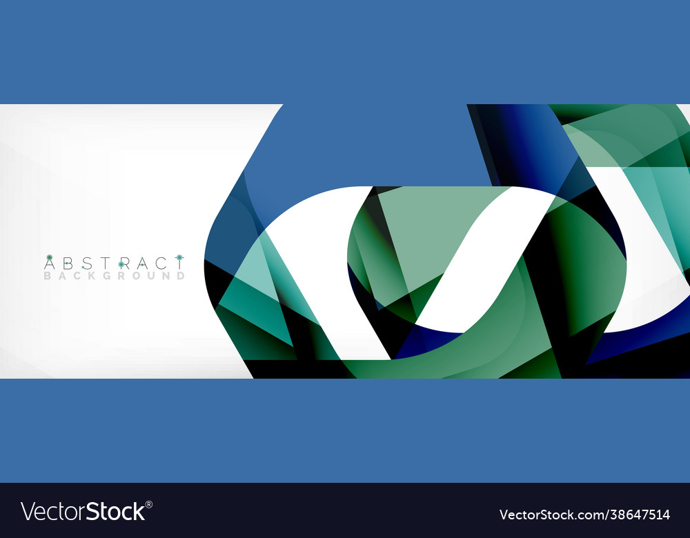 Geometric abstract background - multicolored