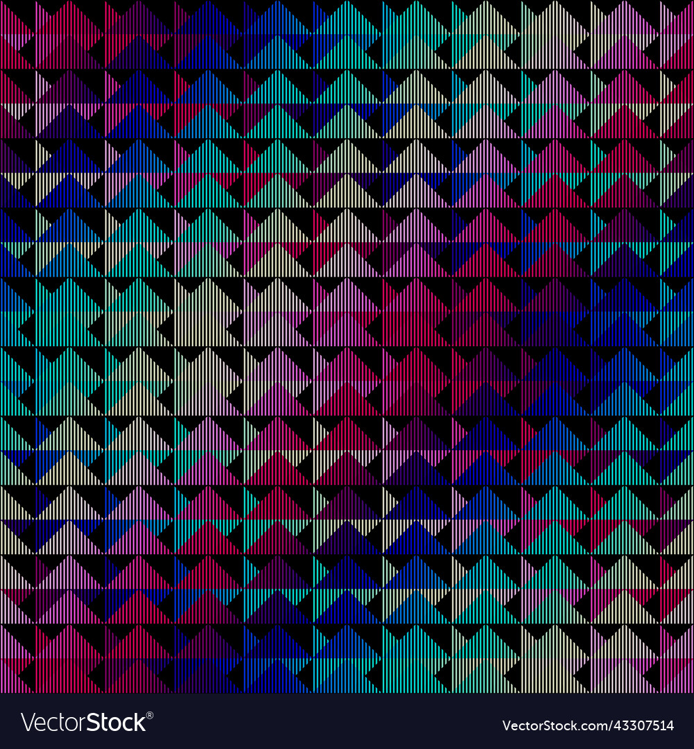 Geometric abstract pattern moire overlay style Vector Image Geometric abstract pattern moire overlay style