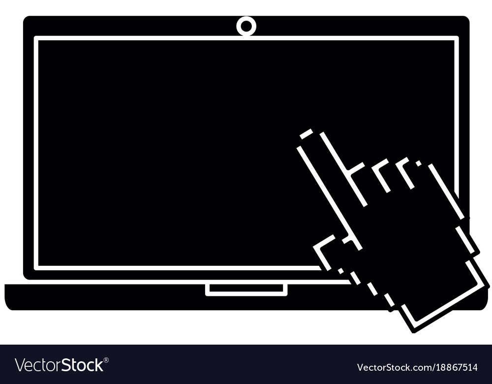 Laptop computer with pointer