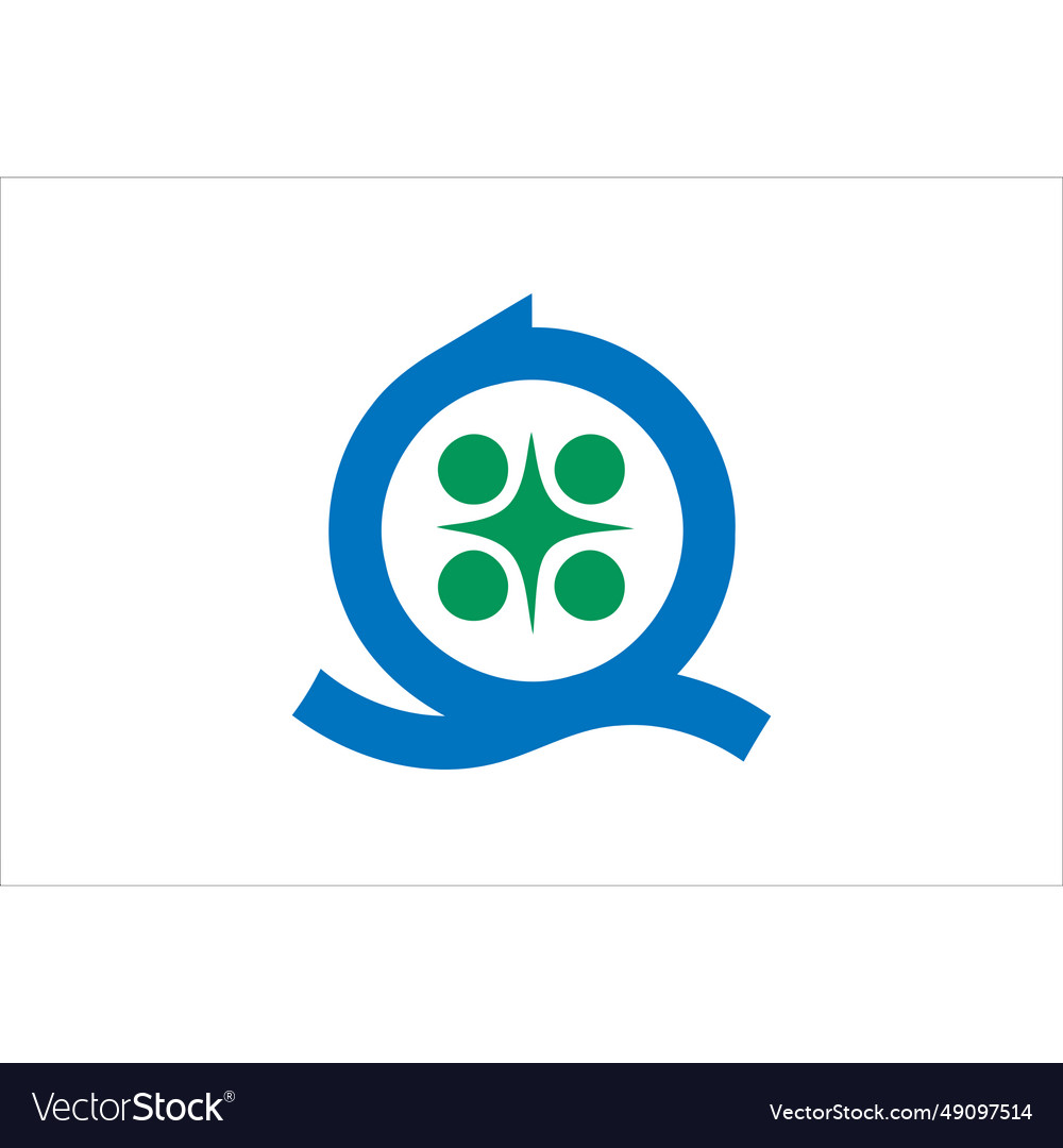 Oshu flag Royalty Free Vector Image - VectorStock