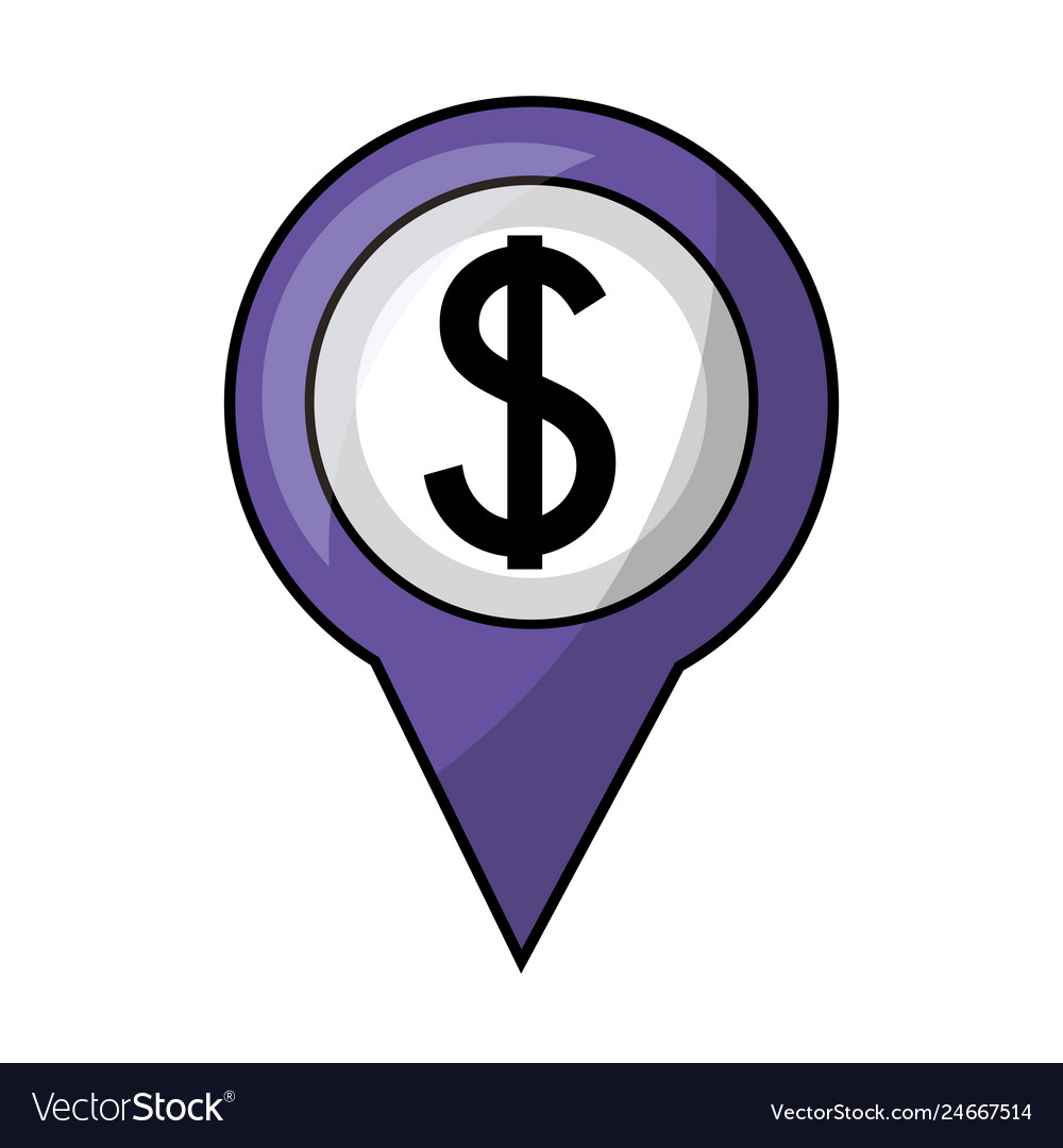 Pin pointer location icon