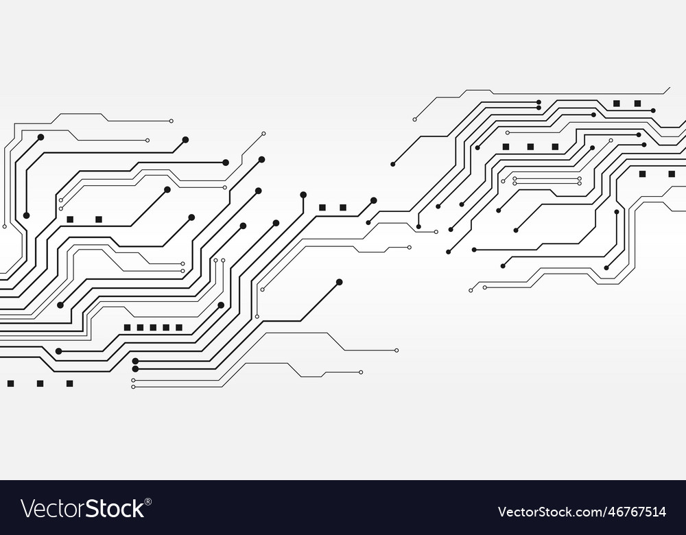 Technology background with hi-tech digital data vector image Technology background with hi-tech digital data