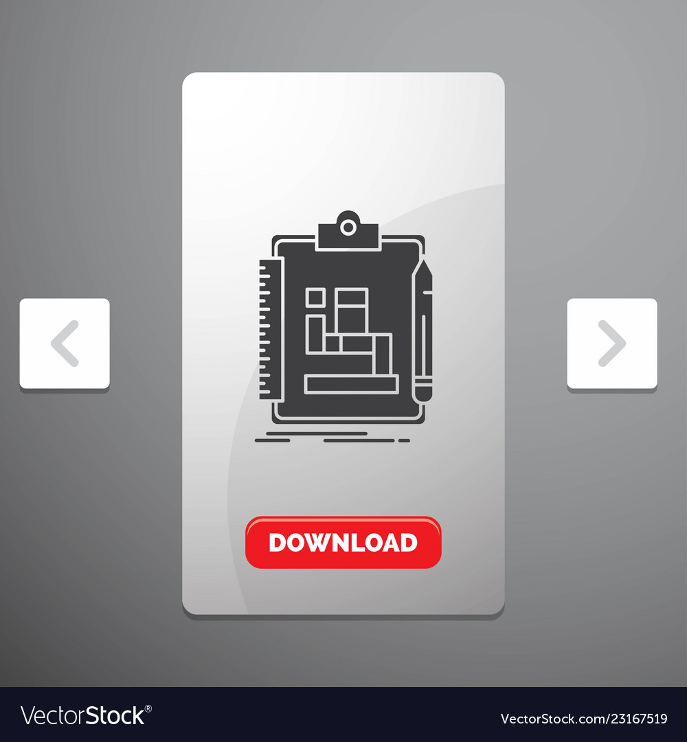 Algorithm process scheme work workflow glyph icon vector image Algorithm process scheme work workflow glyph icon