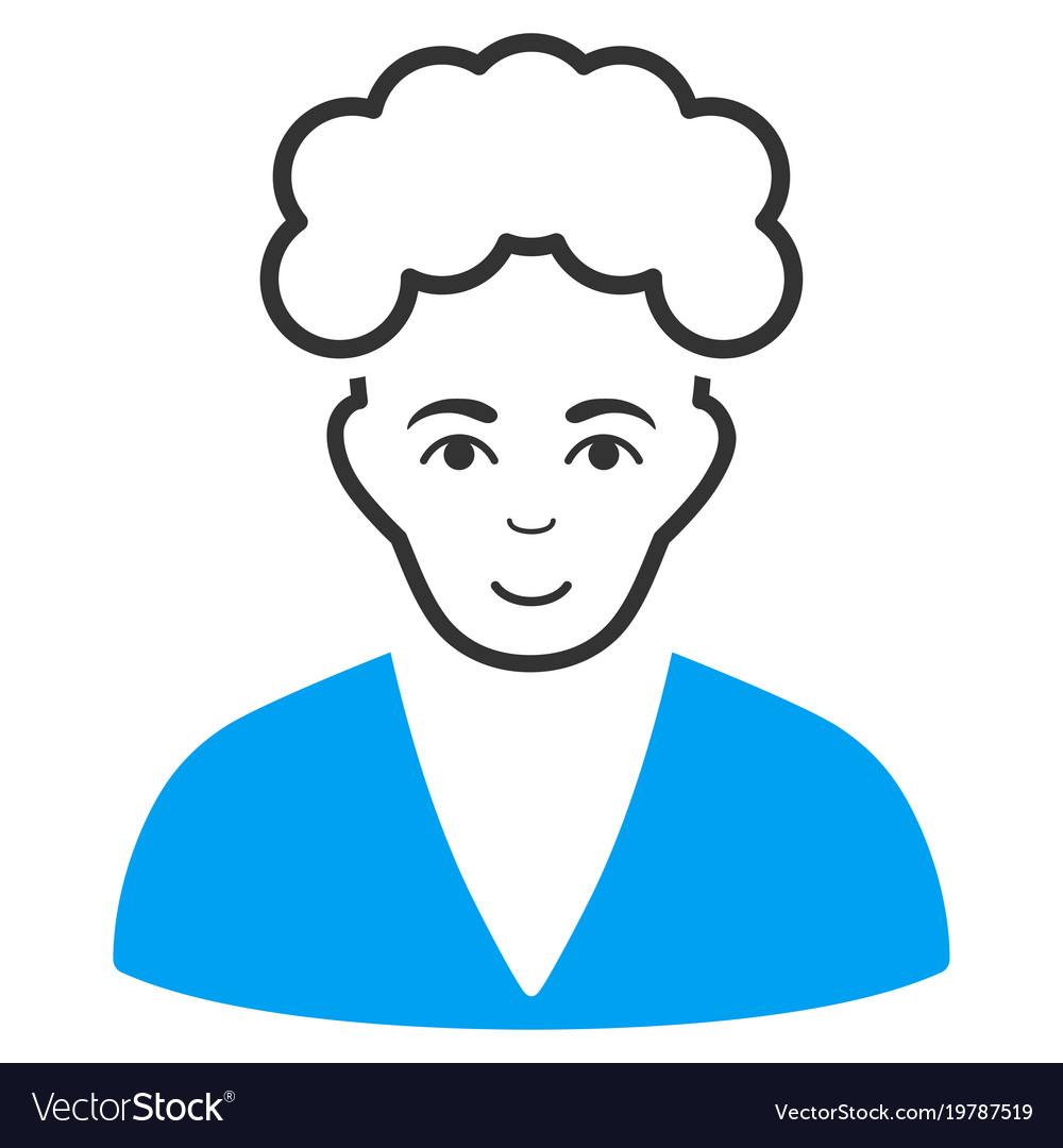 Blonde boy flat icon