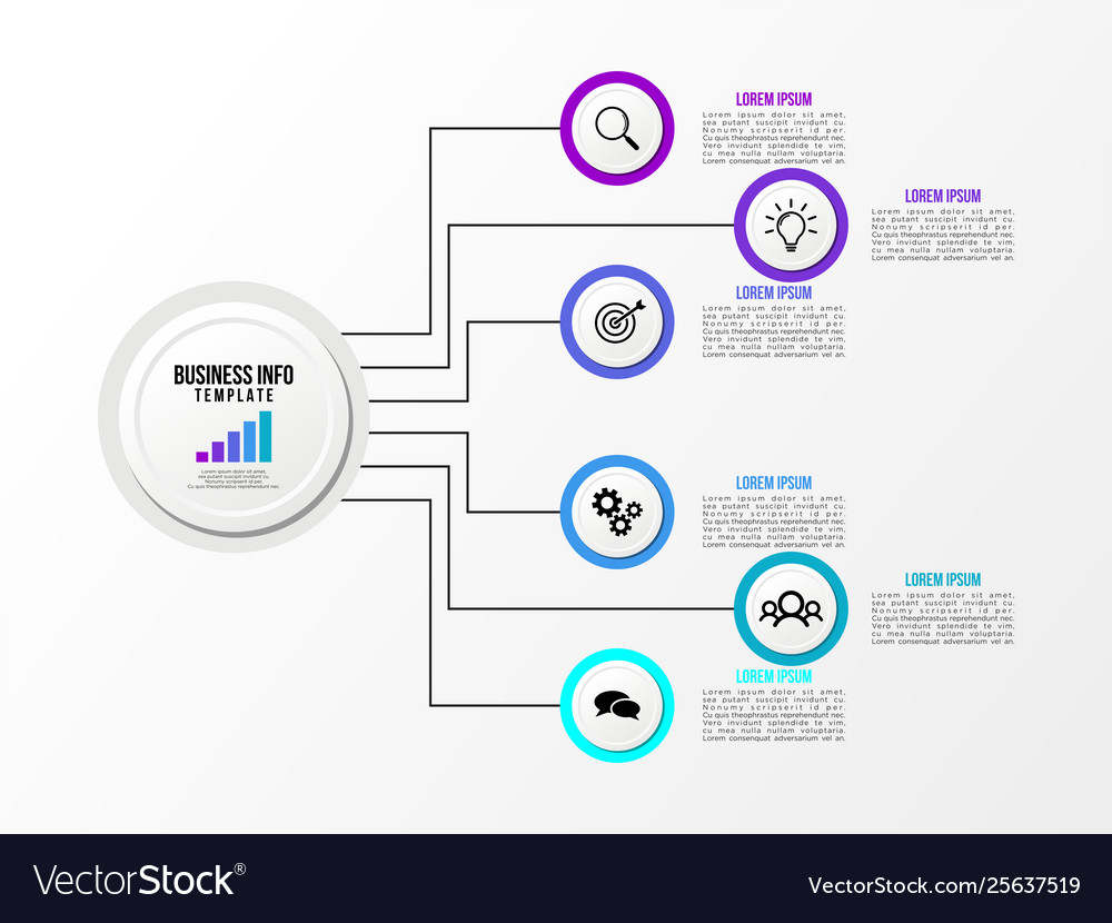Infographic design template with options steps