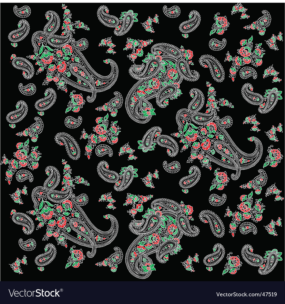 Paisley panel design