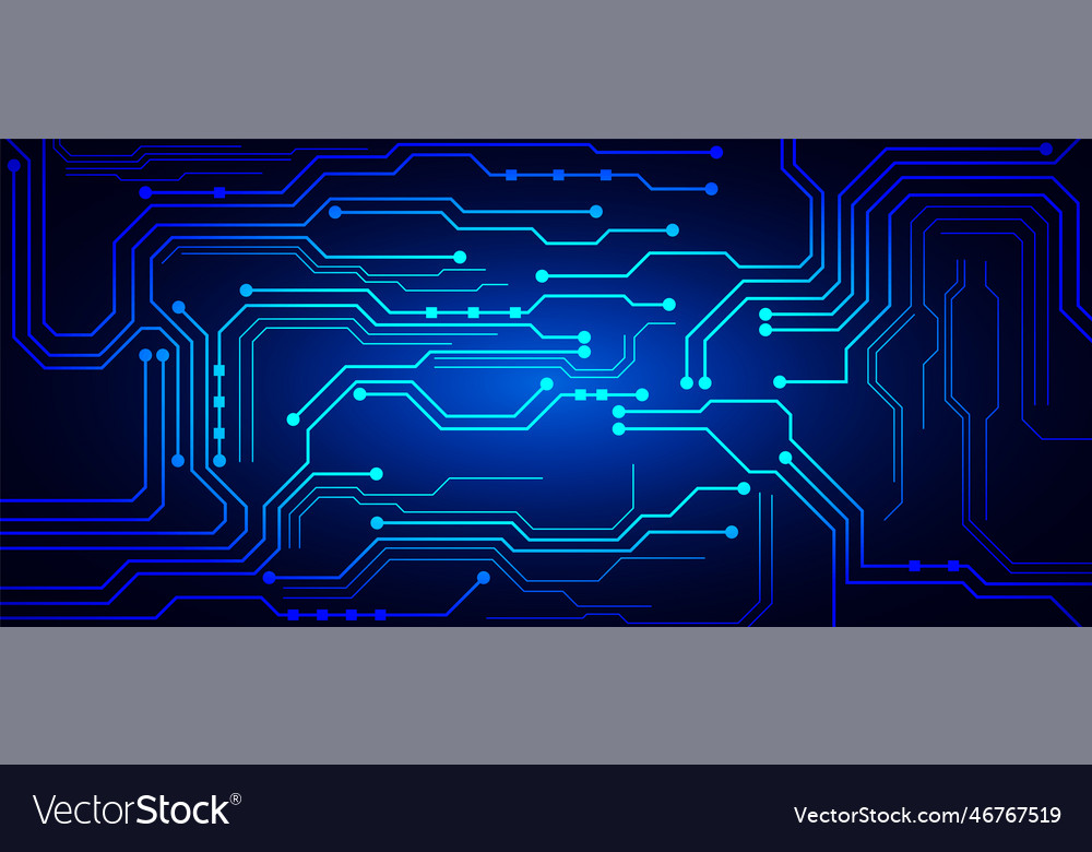 Technology background with hi-tech digital data vector image Technology background with hi-tech digital data