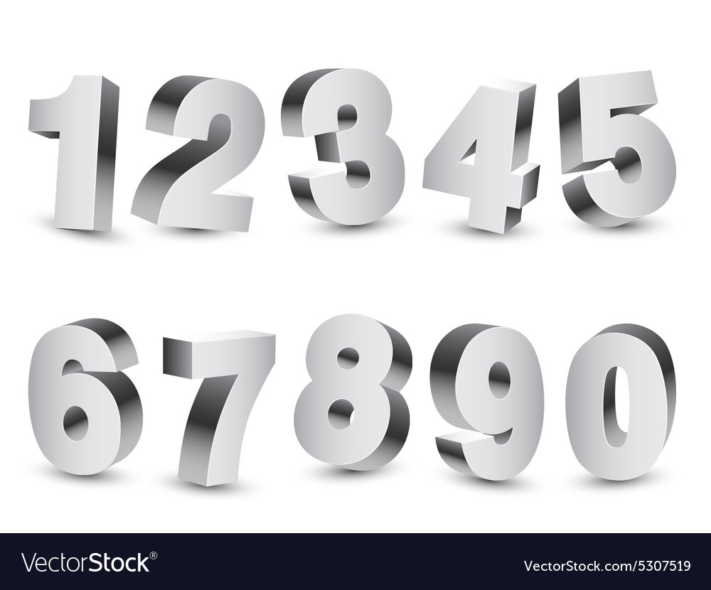 Three Dimensional Number Set