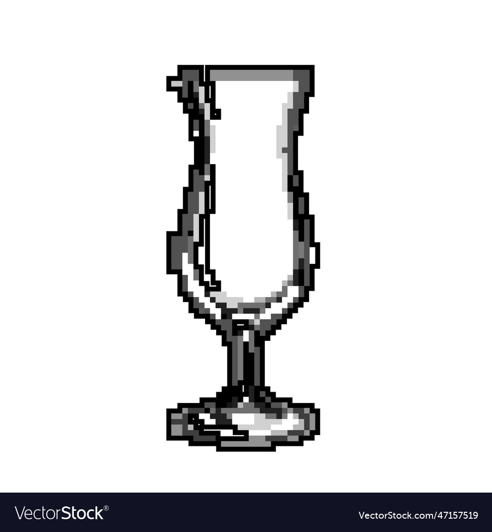 Wine cocktail glasses game pixel art