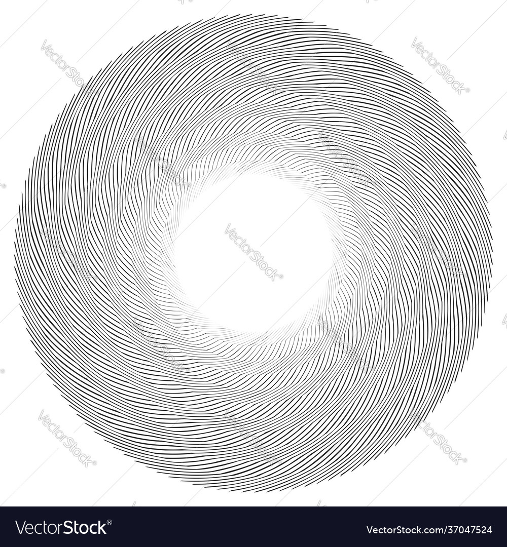 Abstract geometric radial radiating element