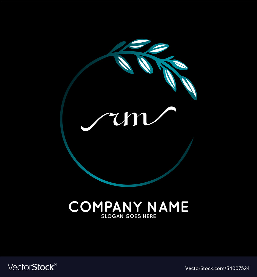Elegant Initial Logo - Botanical & Script