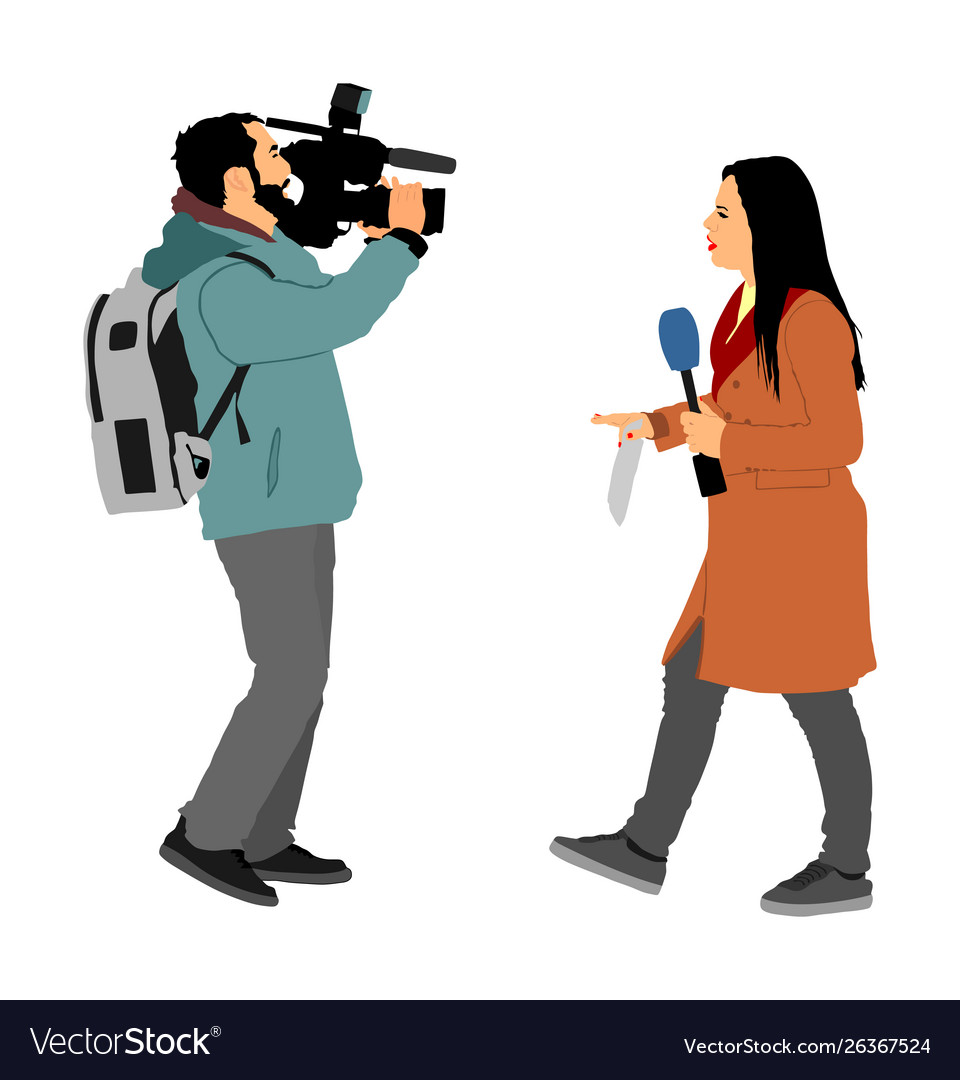 journalist-news-reporter-interview-with-cameraman-vector-image