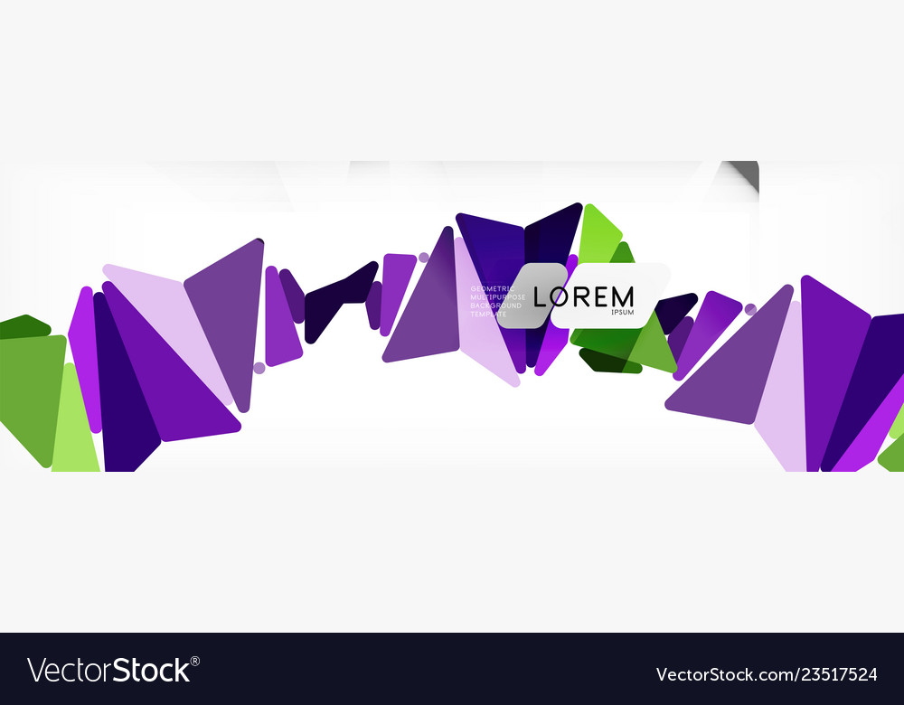 Mosaic triangular low poly style abstract vector image Mosaic triangular low poly style abstract
