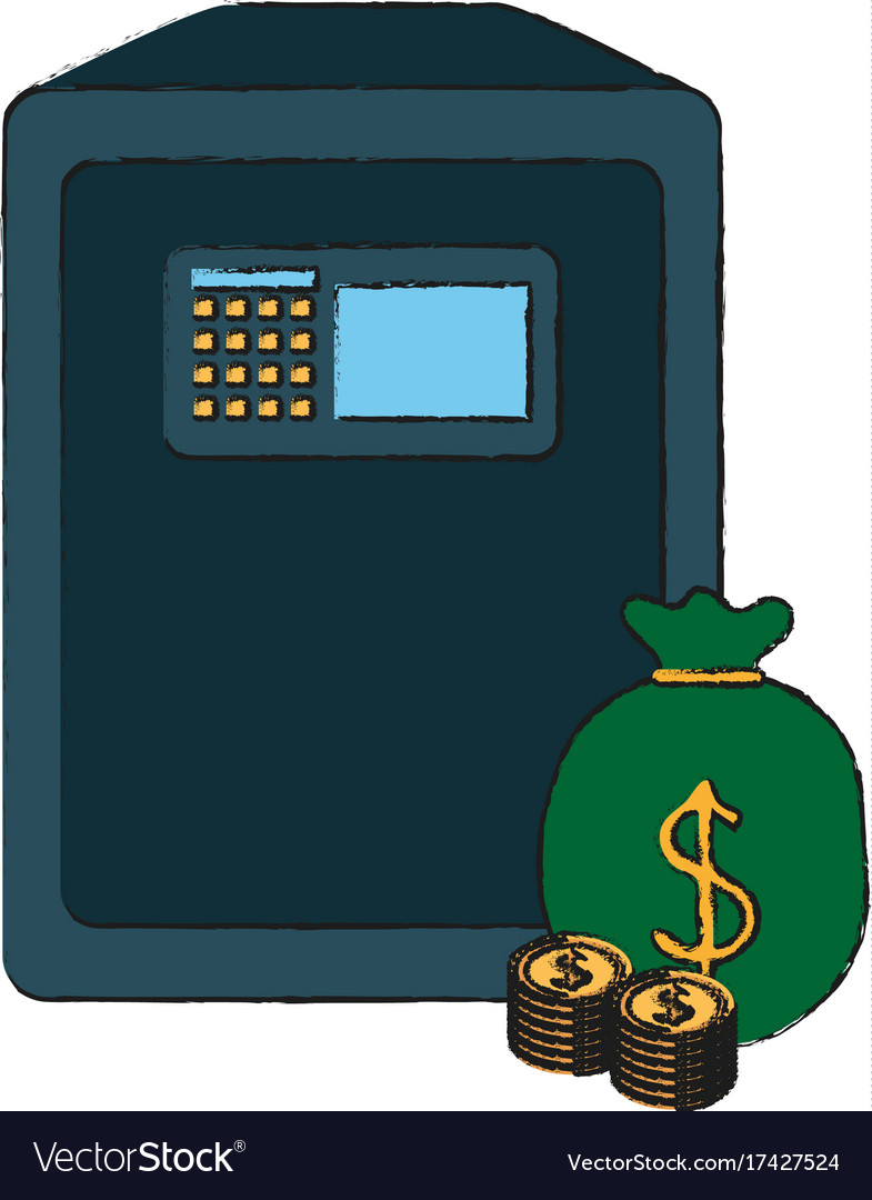 Safe box with digital display icon image