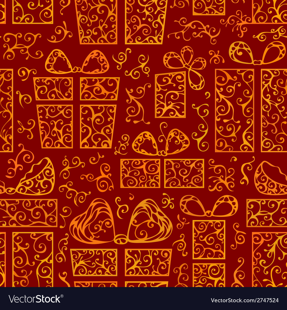 Seamless festive pattern