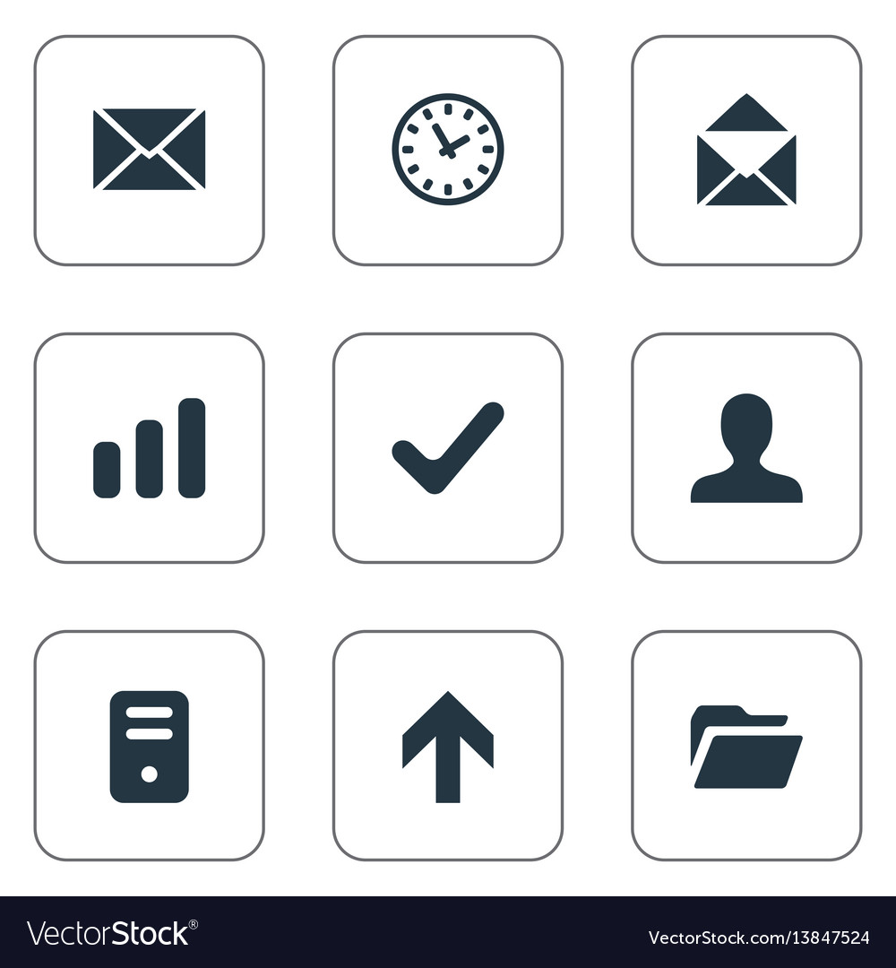 Set of simple practice icons