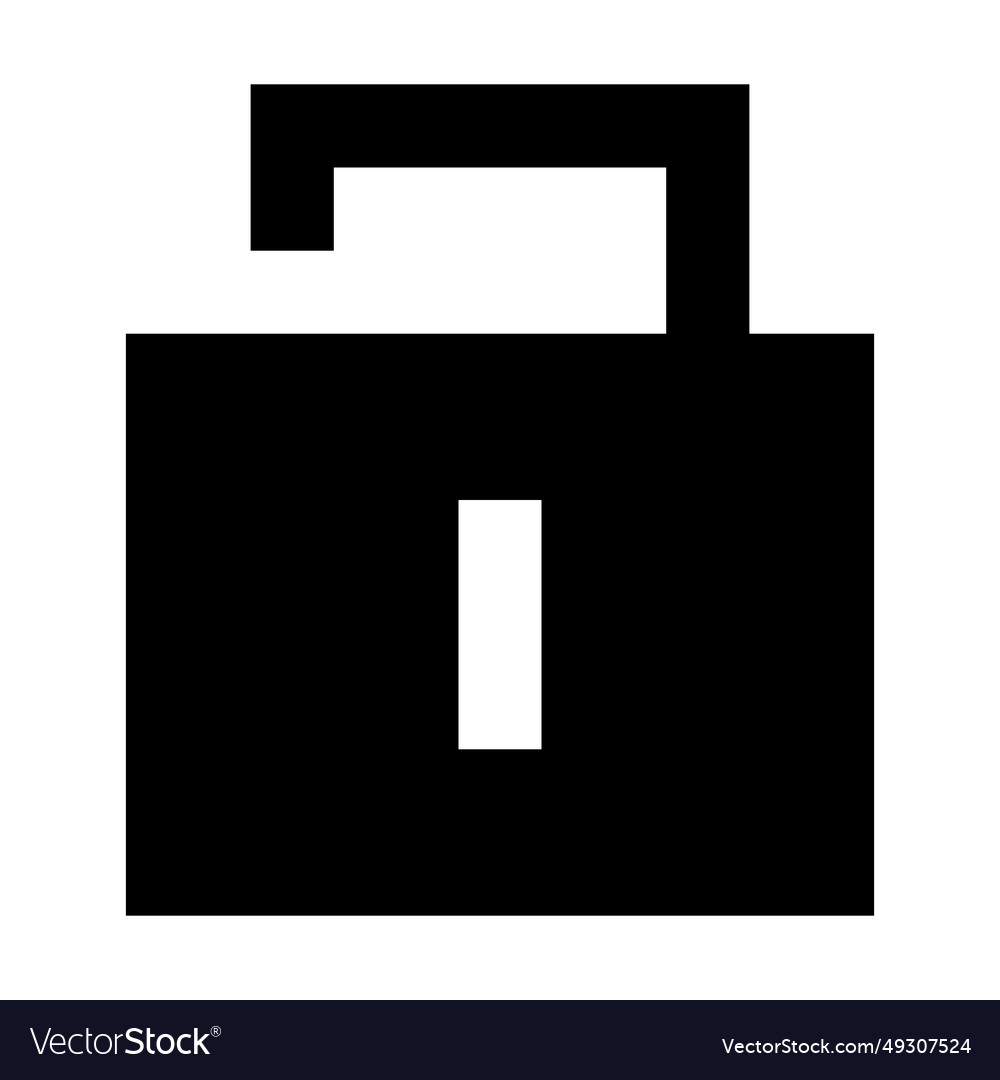 Unlock icon suitable for website ui design
