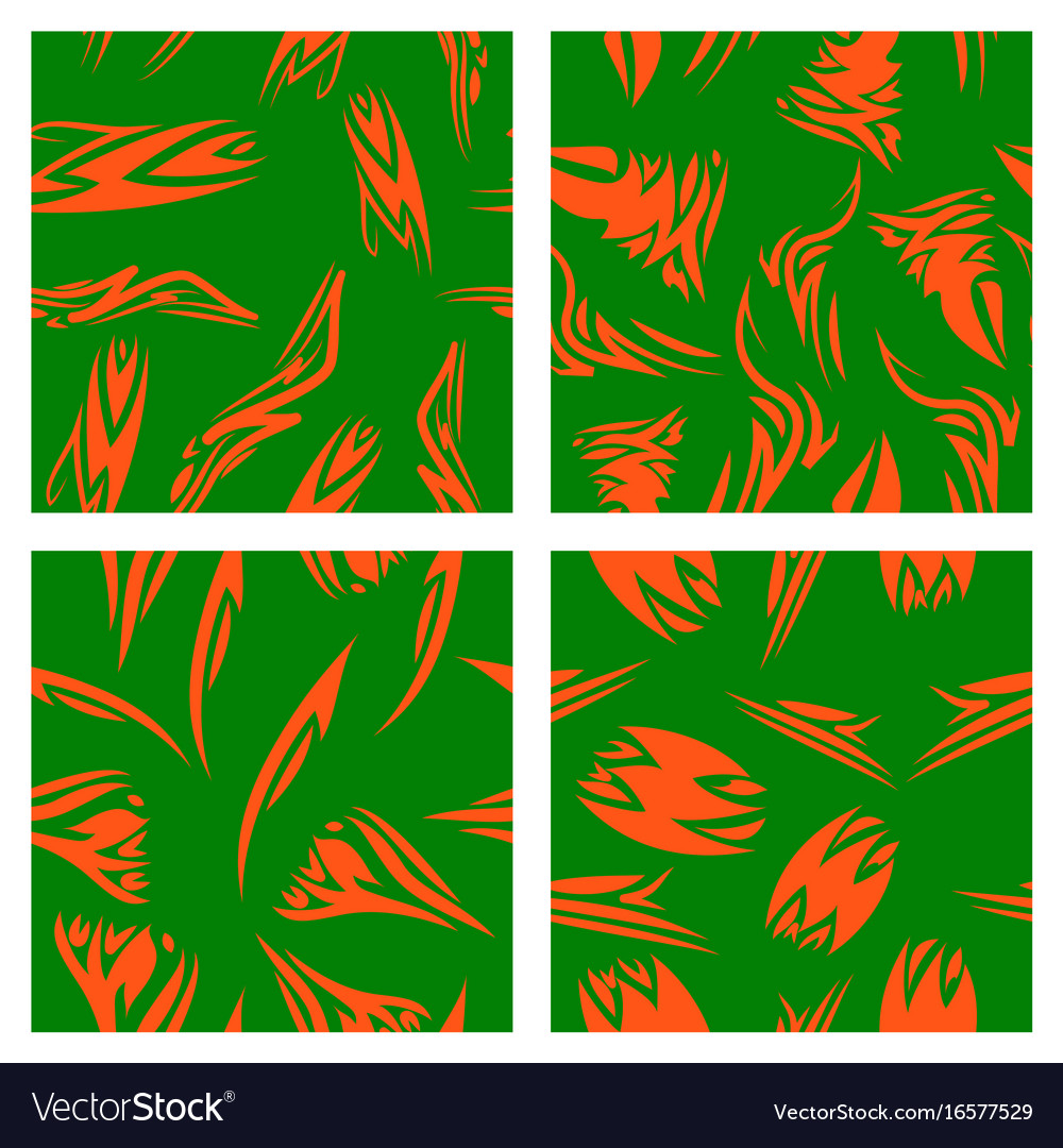 Assembly of patterns in striped style