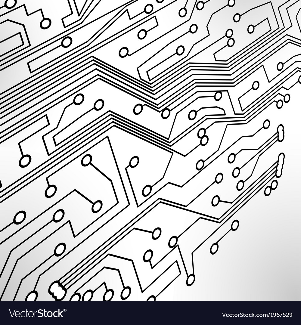 Complex Circuit Board Pattern
