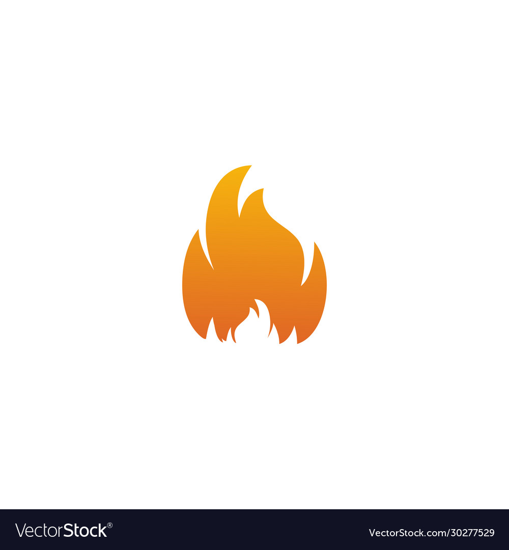 Fire logo design template Royalty Free Vector Image