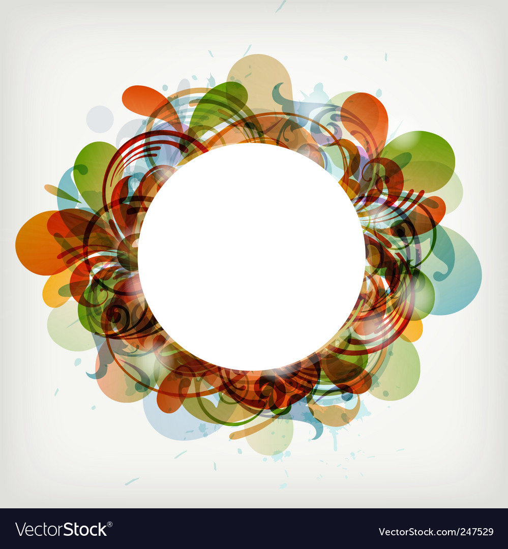 floral boarder royalty free vector image vectorstock