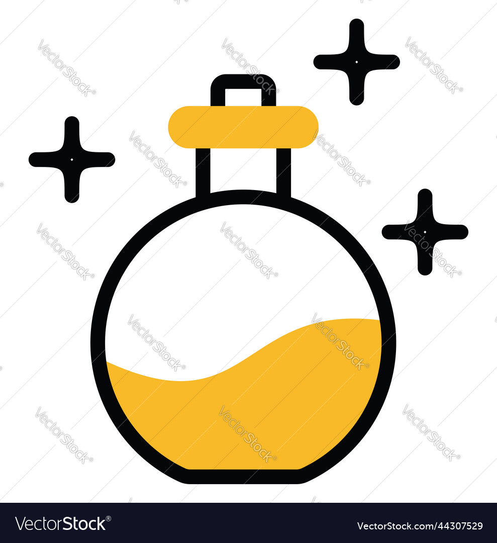 Game elixir on a white background