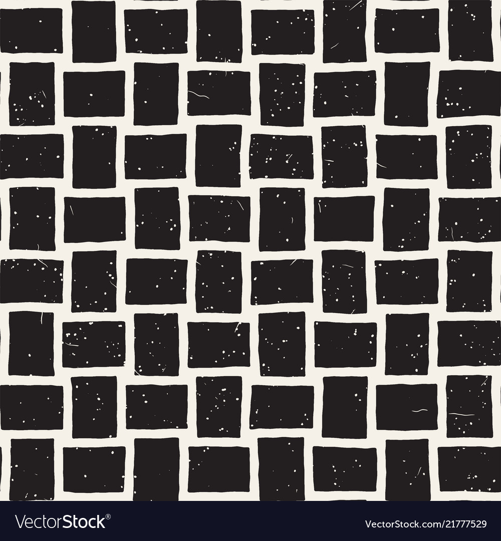 Hand drawn seamless repeating pattern with lines vector image Hand drawn seamless repeating pattern with lines