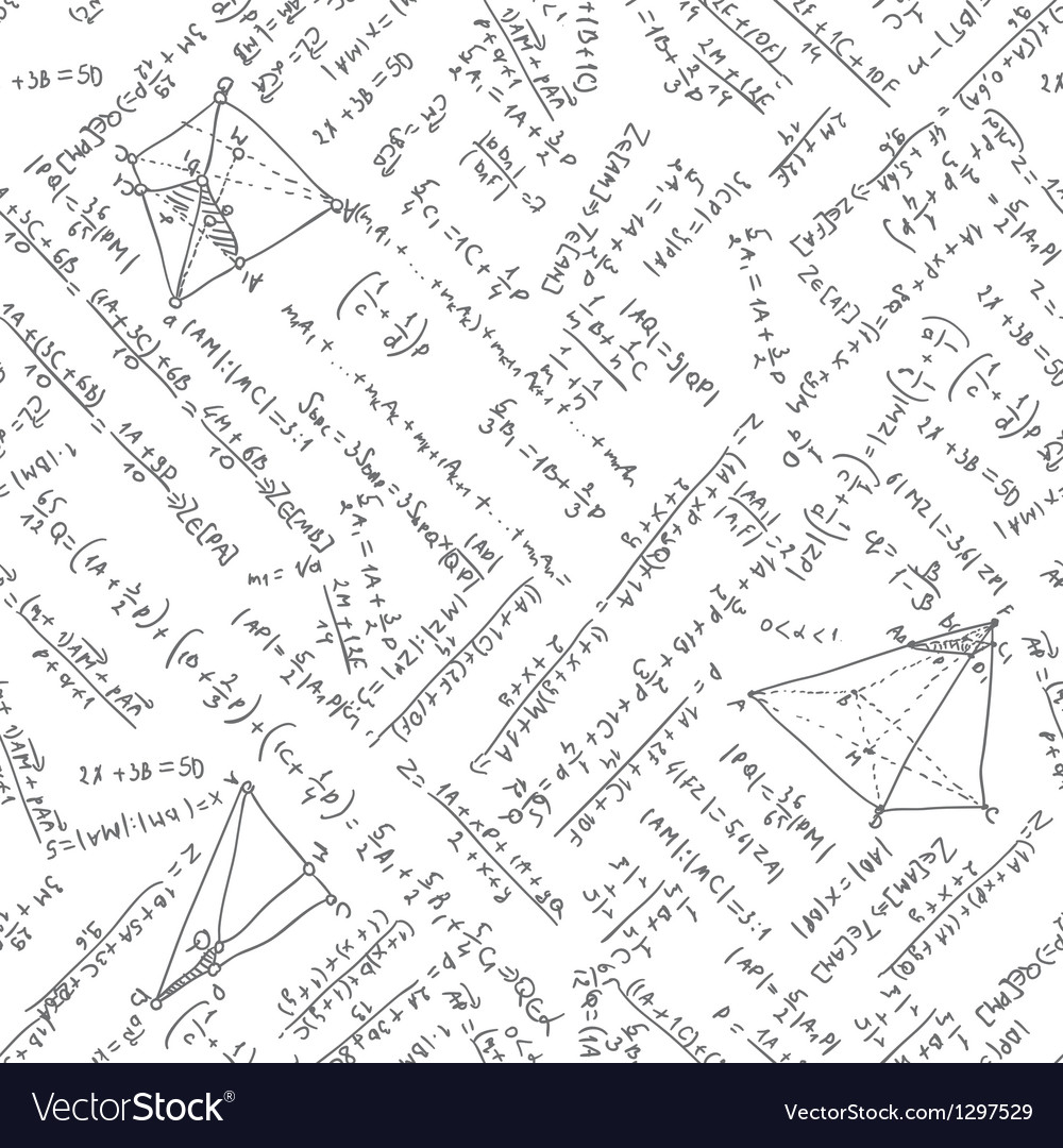 Maths seamless pattern eps 8