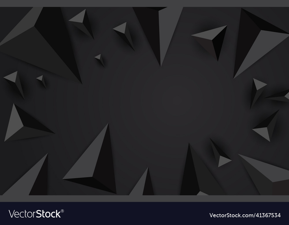 Abstract triangle background 3d triangles modern vector image Abstract triangle background 3d triangles modern