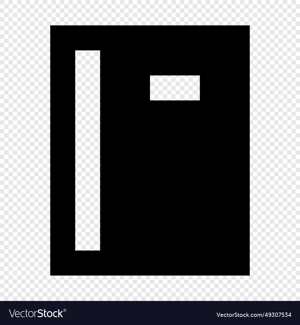 Book icon suitable for website ui design vector image Book icon suitable for website ui design