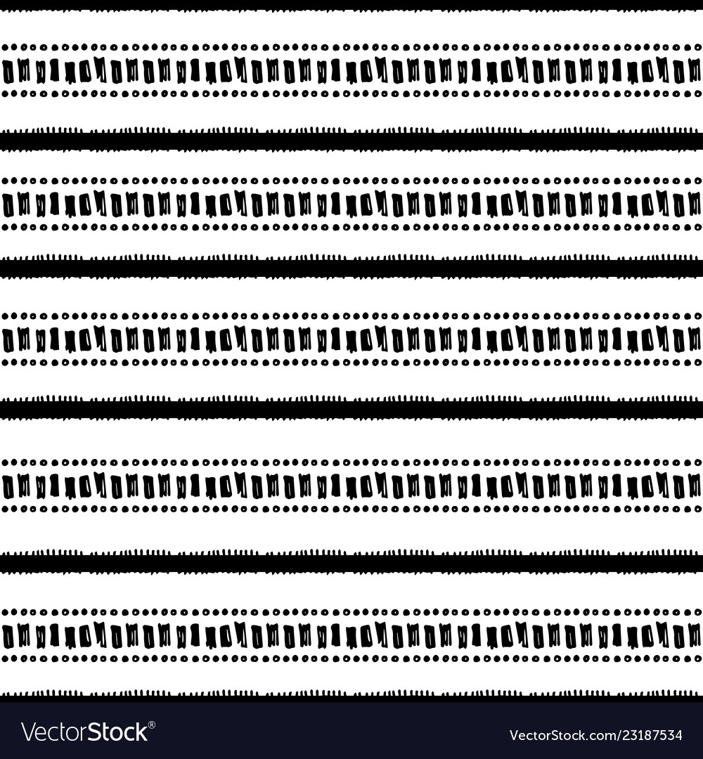 Ethnic seamless pattern in native style vector image Ethnic seamless pattern in native style