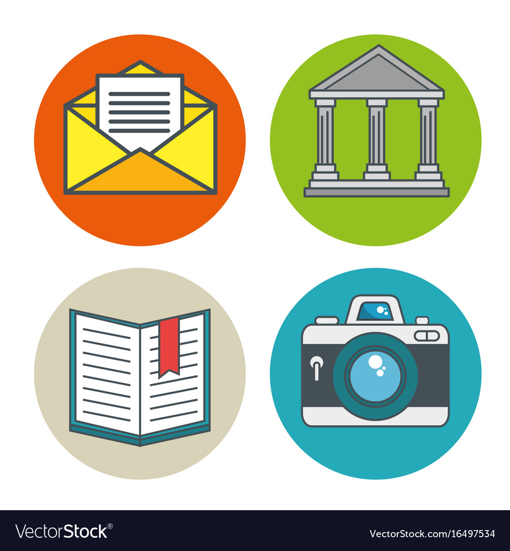 Internet security icon set