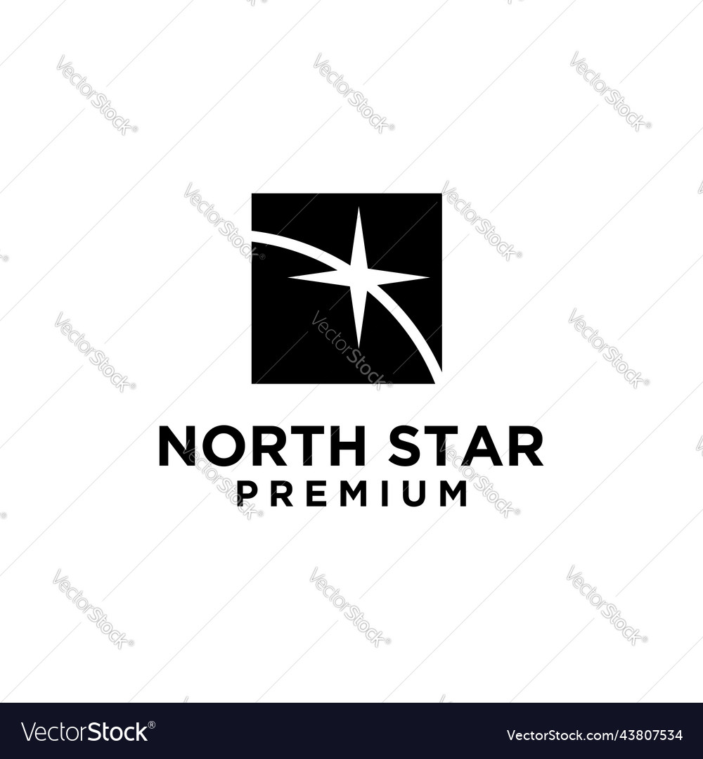 North Star Logo - Minimalist Icon