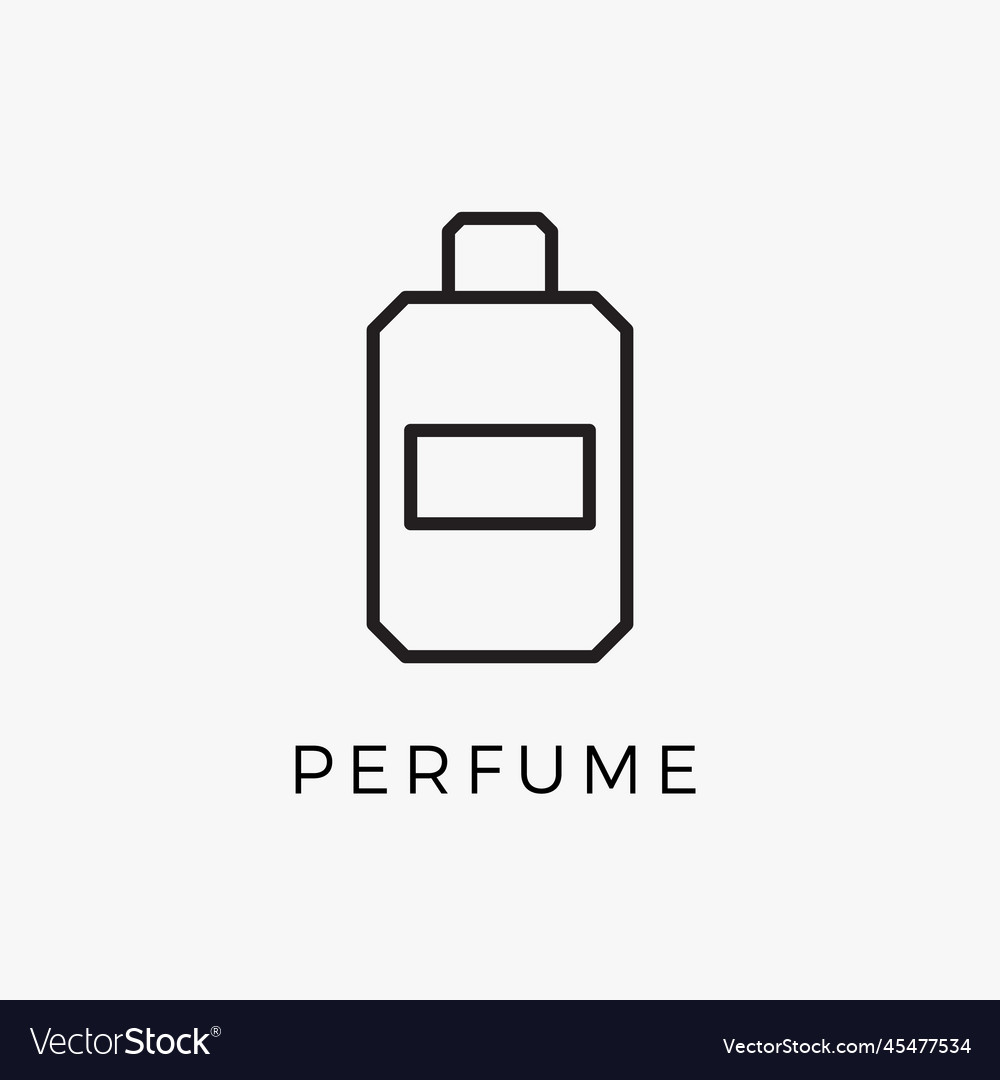 Perfume Bottle Line Art Icon