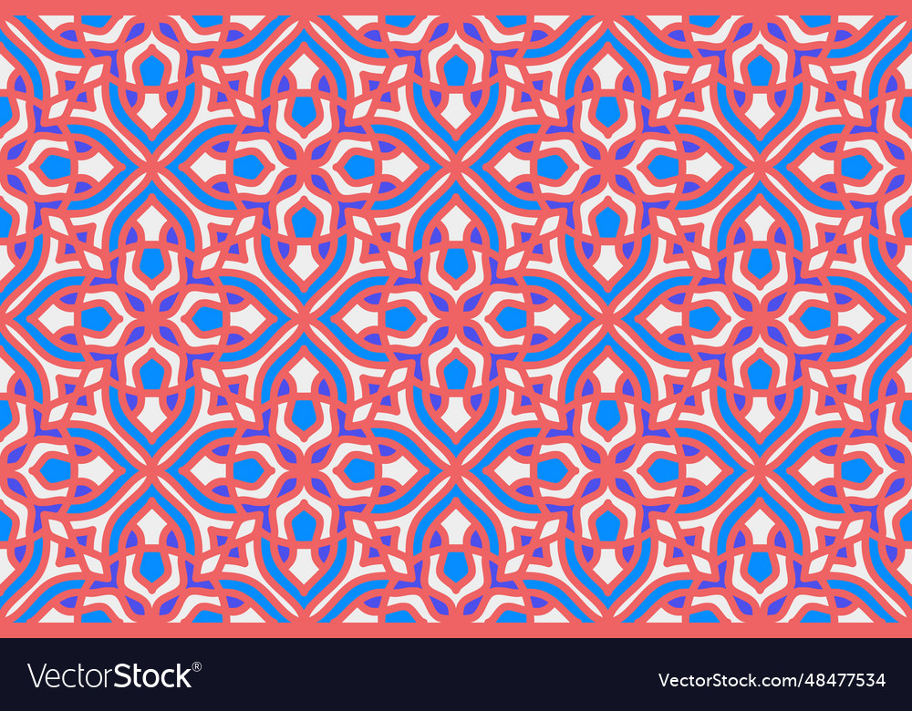 Seamless abstract geometric shape pattern vector image Seamless abstract geometric shape pattern