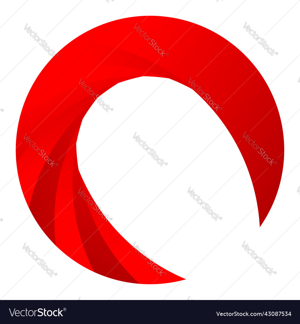 Segmented spiral swirl shiny and glossy circle Vector Image Segmented spiral swirl shiny and glossy circle