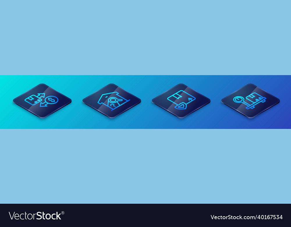Set isometric line delivery security with shield