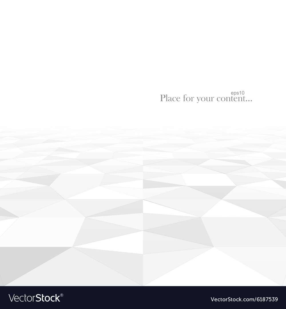 Abstract background with white geometric shapes Vector Image