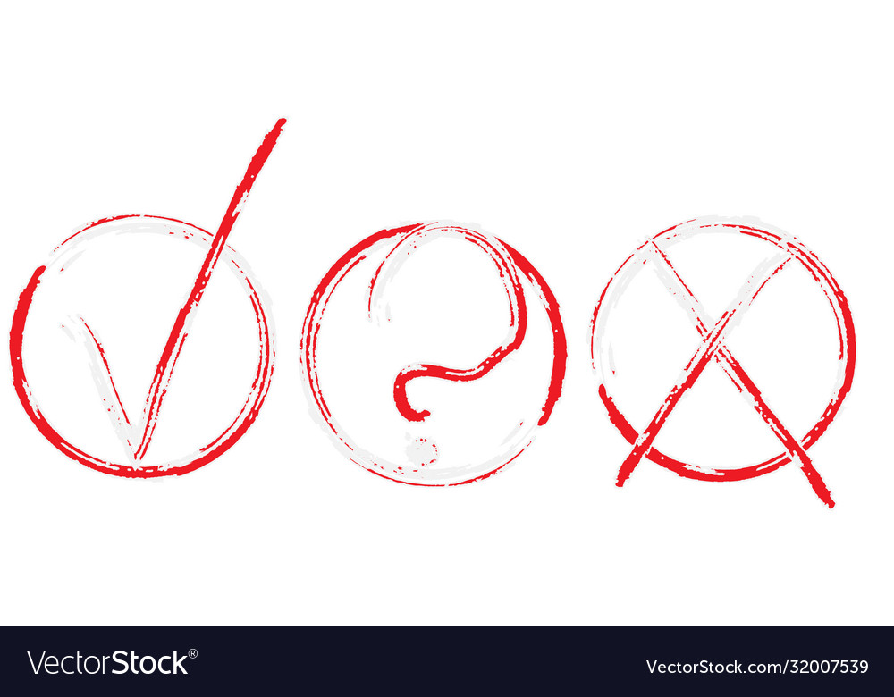 Brush check marks new set