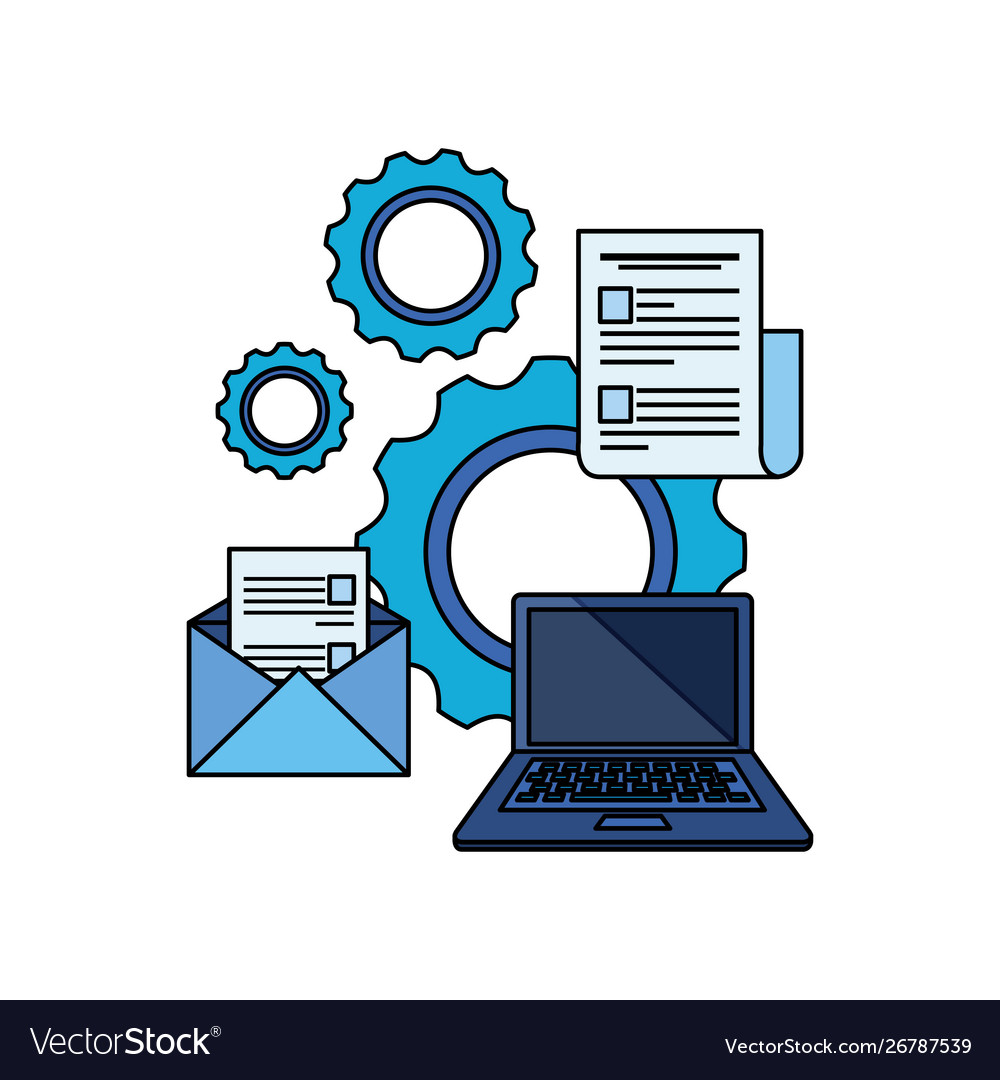 Paper document file with gears machine