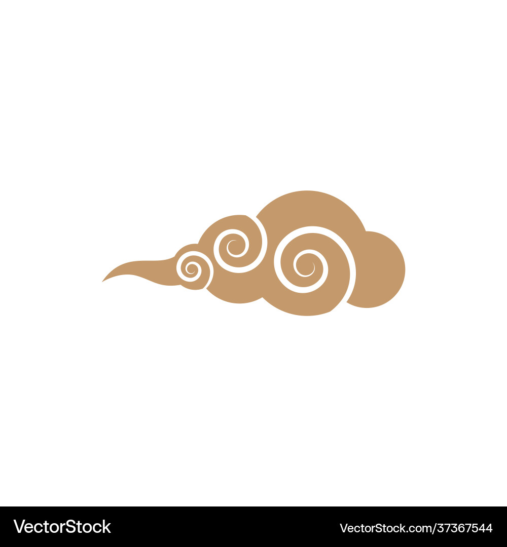 Chinese clouds Royalty Free Vector Image - VectorStock