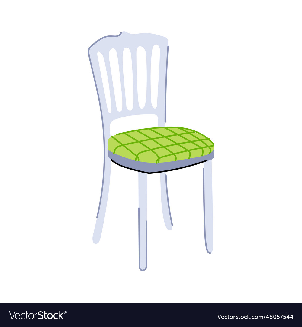 Decor wooden chair cartoon