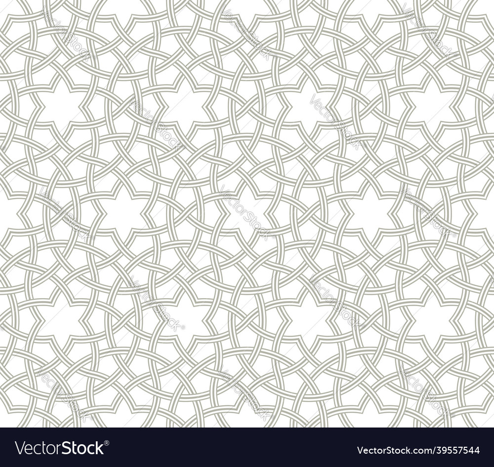 Geometric pattern with light grey background